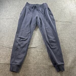 Lululemon Sweatpants Womens 4 Warm Down Jogger Navy Blue Athletic Pants FLAW